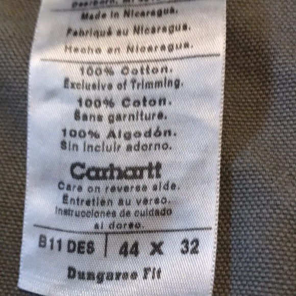 Men’s Carhartt 44x32 pants - Picture 5 of 5